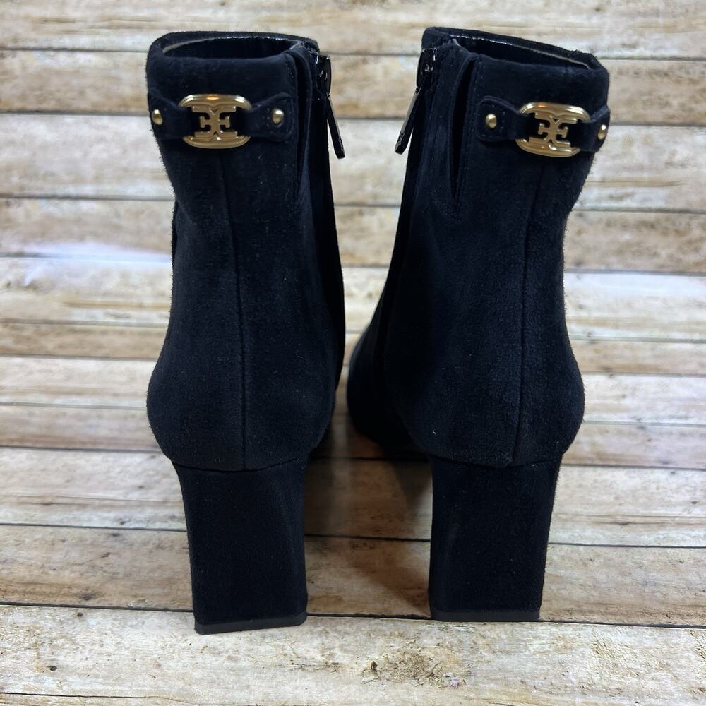 Sam Edelman Saige Black Suede Casual Comfort Ankle Booties Women’s Size 6 M - Picture 6 of 11